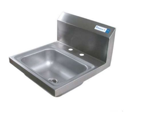 14&#034; x 10&#034; stainless steel deck mount hand sink 2 holes 1 7/8&#034; drain bbkhs-d-1410 for sale