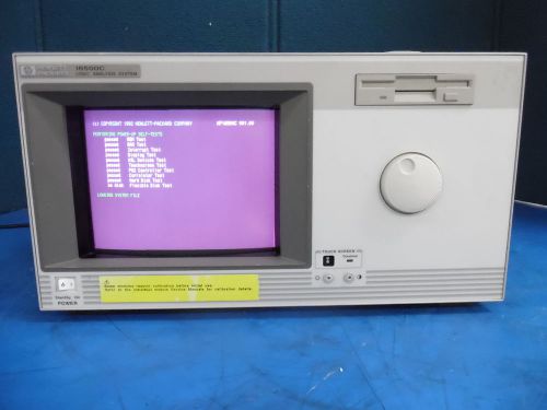 Hewlett packard 16500c logic analysis system w/cables, modules &amp; expander pads for sale