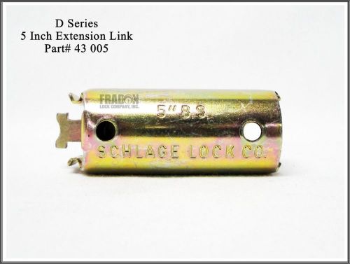 Schlage d series 5&#034; inch extension link  five replacement home house new for sale