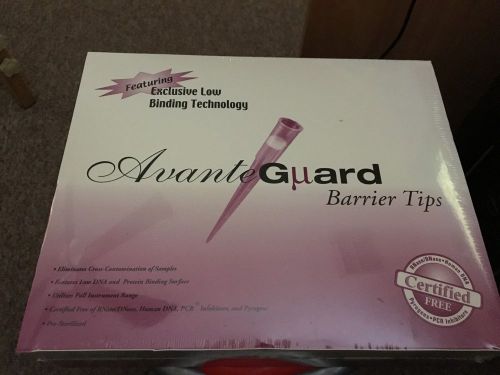 Avant Guard Barrier Low Binding Tips 20 ul new in sealed box Needles Sterile