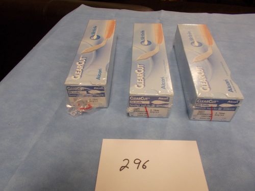 Alcon ClearCut Slit Knifes, 2.75mm Angles # 8065992745 (3 sealed boxes) STERILE