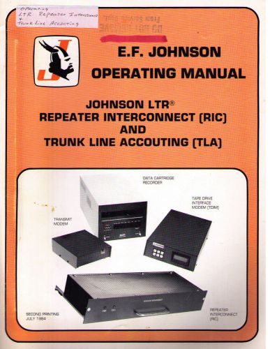 Johnson Operating Manual LTR REPEATER INERCONNECT &amp; TLA