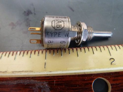 Potentiometer 1k .5 watt allen bradley type  w  (5 pieces) for sale