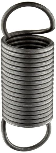 Music Wire Extension Spring, Steel, Inch, 1.5&#034; OD, 0.148&#034; Wire Size, 5.5&#034; Free L
