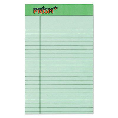 Prism Plus Colored Legal Pads, 5 x 8, Green, 50 Sheets, Dozen, Sold as 1 Package