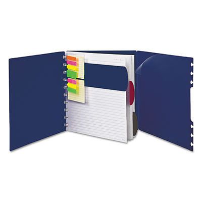 Versa Crossover Notebook, Legal/Wide, 24 lb, 8 1/2 x 11, Navy, 60 Sheets, 2/Pack