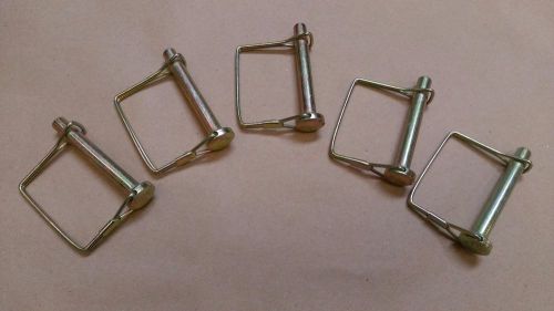 Coupler split hitch safety pin 3/8&#034; dia x 2-1/4 usable length lot of 5 for sale