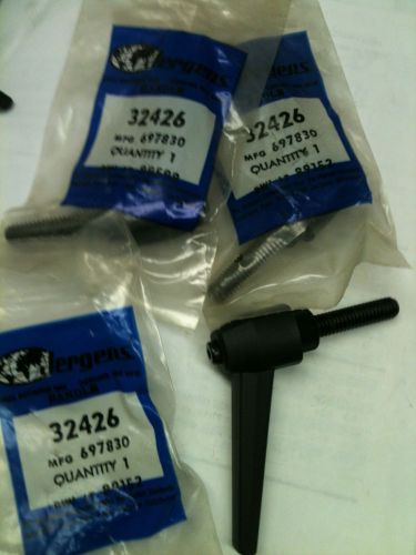 Jergens 32426 plastic adjustable handle 5/16-18 x 1-1/4&#034; bolt..lot of 3 for sale