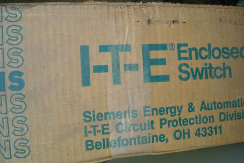 ITE/ Siemens HF223N 100 Amp 2-Pole Fusible Disconnect, Type 1, 240V