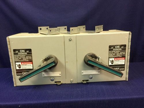 Siemens V7E3233 100 Amp 240 Volt Twin Fusible Switch Box