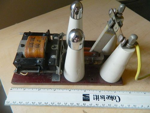 Attn: mad scientists high voltage mechanical open air switch 115v actuator for sale