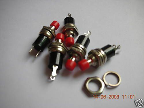 200,push button spst momentary on/off n/c mini switch,107r for sale