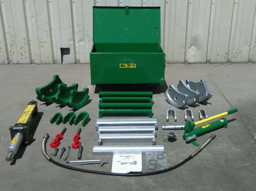 Greenlee no.892 flip-top bender with 755 hydraulic hand pump