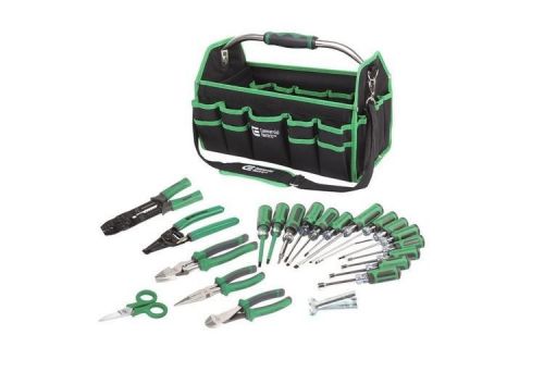 Commercial electric 22-piece electricians tool set for home tool bag organaizer for sale