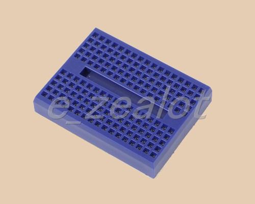 1pcs new blue solderless prototype breadboard 170 syb-170 tie-points for arduino for sale