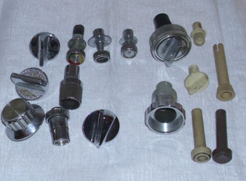 Lot of 16 knobs knob various used.