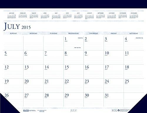 House of Doolittle July 2015 to August 2016 Academic Year Desk Pad Calendar, 22