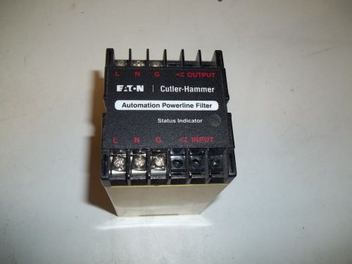 Cutler Hammer EATON Automation Powerline Filter APF120N05 120V 5A