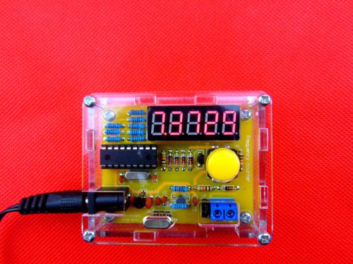 DIY frequency meter kit, crystals, frequency measurement with box