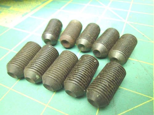 Socket head set screw 1/2-20 x 1 cup point qty 10 #59795 for sale
