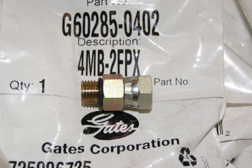 (qty 50) gates part # 4mb-2fpx, g60285-0402 male boss hydraulic hose adapter for sale