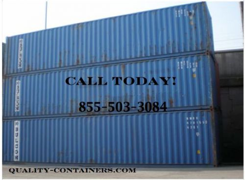 40&#039; HIGH CUBE SHIPPING CONTAINER: WWT (Wind and Water Tight) - Long Beach