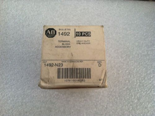 New allen bradley 1492-n23 terminal block accessory box of 10 for sale