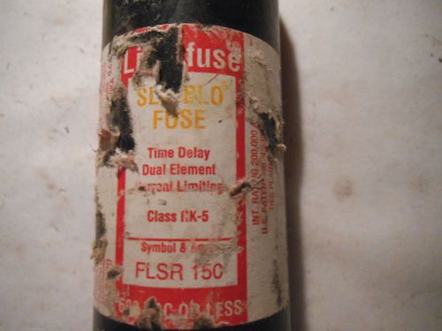 Littelfuse dual-element time-delay fuse flsr 150 class rk-5 fuse - used for sale