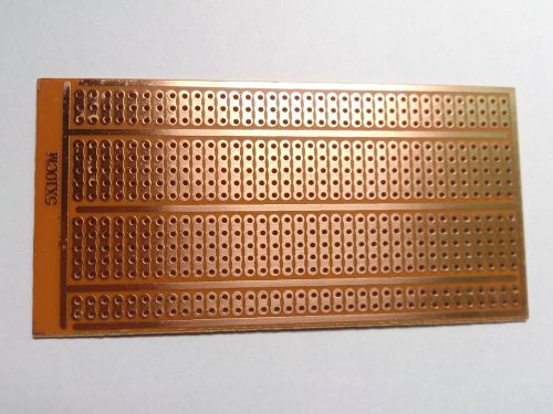 2pcs 5X10cm Single Side Copper Prototype Paper PCB Board 2-3-5 joint holes