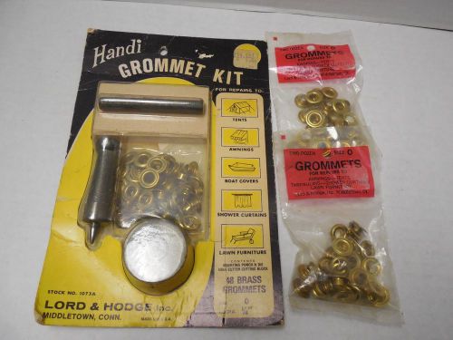 Lord and hodge handi grommet kit plus 48 extra grommets size 0 for sale