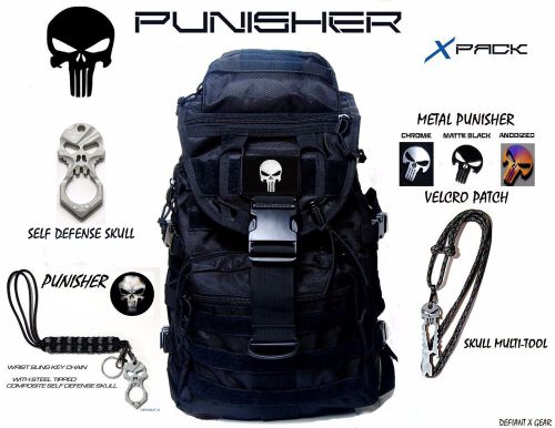 Punisher Backpack Firefighter Gear Bag Turnout Gear Bag / Pack w/ 4 Accessories