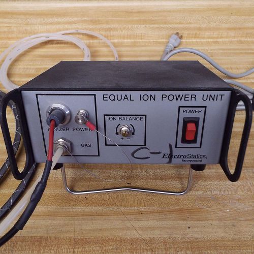 Electrostatics Equal Ion Power Unit 190 B-1256 Complete Gun Ionizing Antistatic