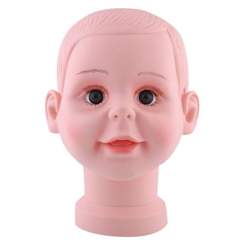 New child PVC Texture head MANNEQUIN 22.5cm high 48.5cm Circumference for