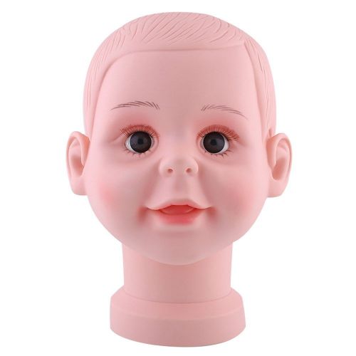 New child PVC Texture head MANNEQUIN 22.5cm high 48.5cm Circumference for