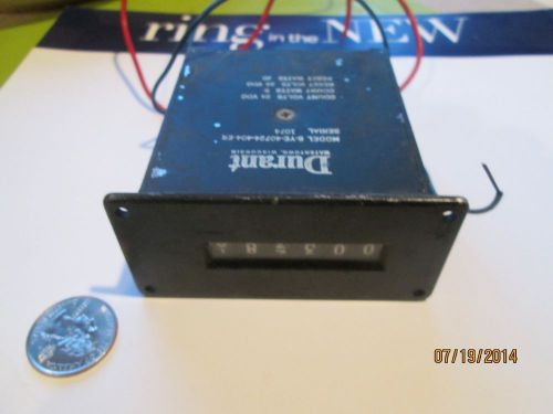 DURANT  ELECTRICAL COUNTER- 24 VDC