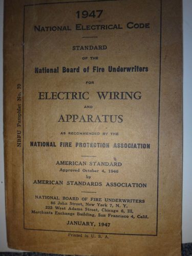 1947 National Electric Code
