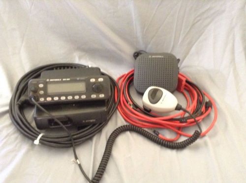 Motorola MCS2000 Model II (2) - Two Way UHF (450-512 MHz) Radio w/Remote Head .