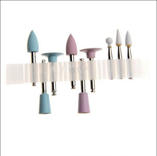 Dental light-cured resin finishing&amp; polishing suit white/ pink/ light blue color for sale