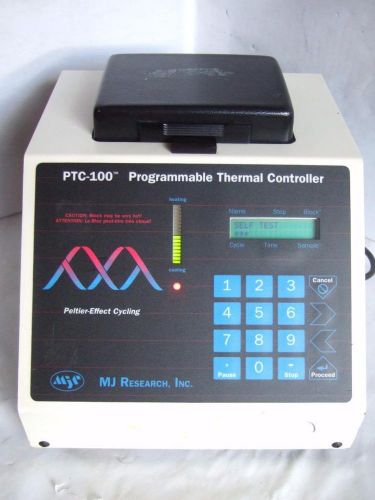 MJ Research PTC-100 Programmable Thermal Controller Peltier Cycling w/Pwr Cord