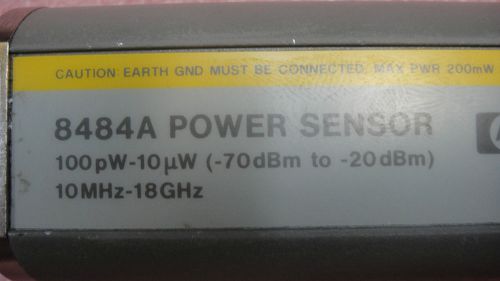AGILENT HP 8484A Power Sensor 10Mhz-18Ghz