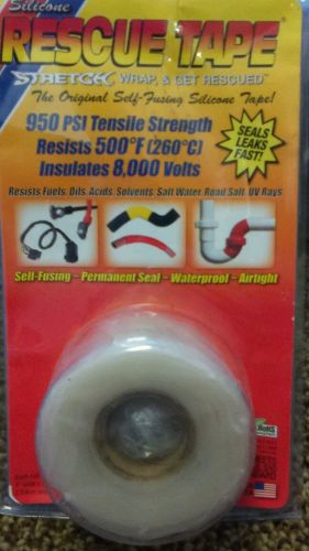 NEW! RESCUE TAPE Silicone Tape 1&#034; x 12&#039; Black RT1000201201USC FREE SHIPPING!!