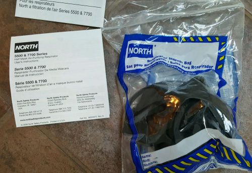Lot of NORTH 7700-30 HALF MASK RESPIRATOR (MASK ONLY) 8 total size m new in box