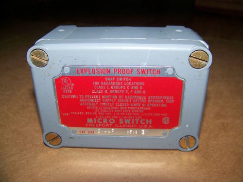 Honeywell micro switch explosion proof switch  ex-ar 15a-125vac.... new for sale