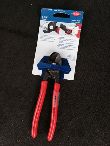 New knipex  6-1/2 inch cable wire shears tool 95 11 165 for sale