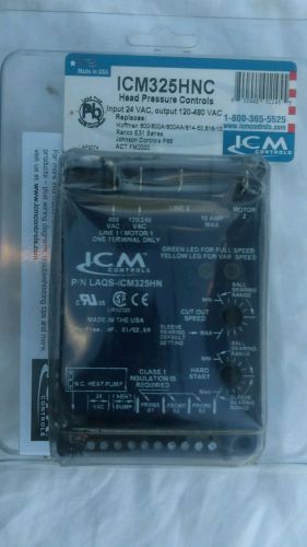Icm icm325hnc head pressure control for sale
