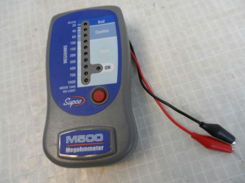 Supco megohmeter m500 for sale