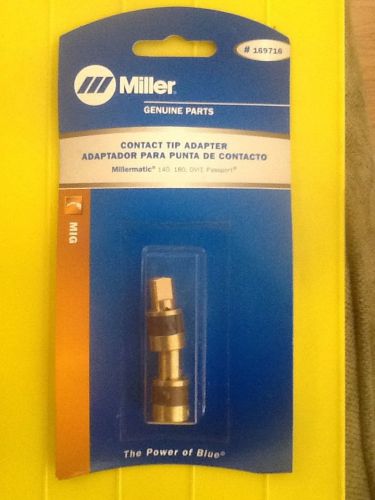 Genuine Miller  Contact Tip Adapter 169716 Pkg/2 Millermatic