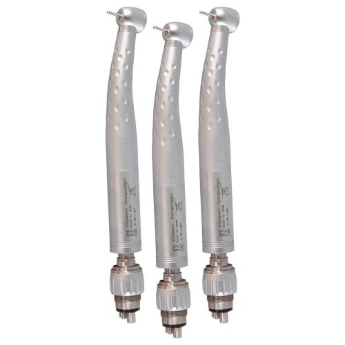 3pc dental high speed handpiece large head w/ coupler 4h kavo push type gd4 for sale