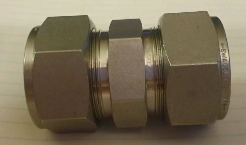 Swagelok® 1&#034; tube od x 1&#034; tube od union 316 stainless steel straight connector for sale