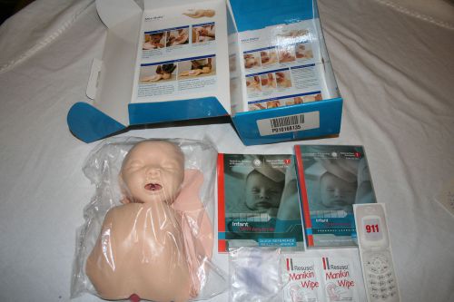 AHA Infant CPR Anytime Personal Learning Program Manikin DVD Course Kit